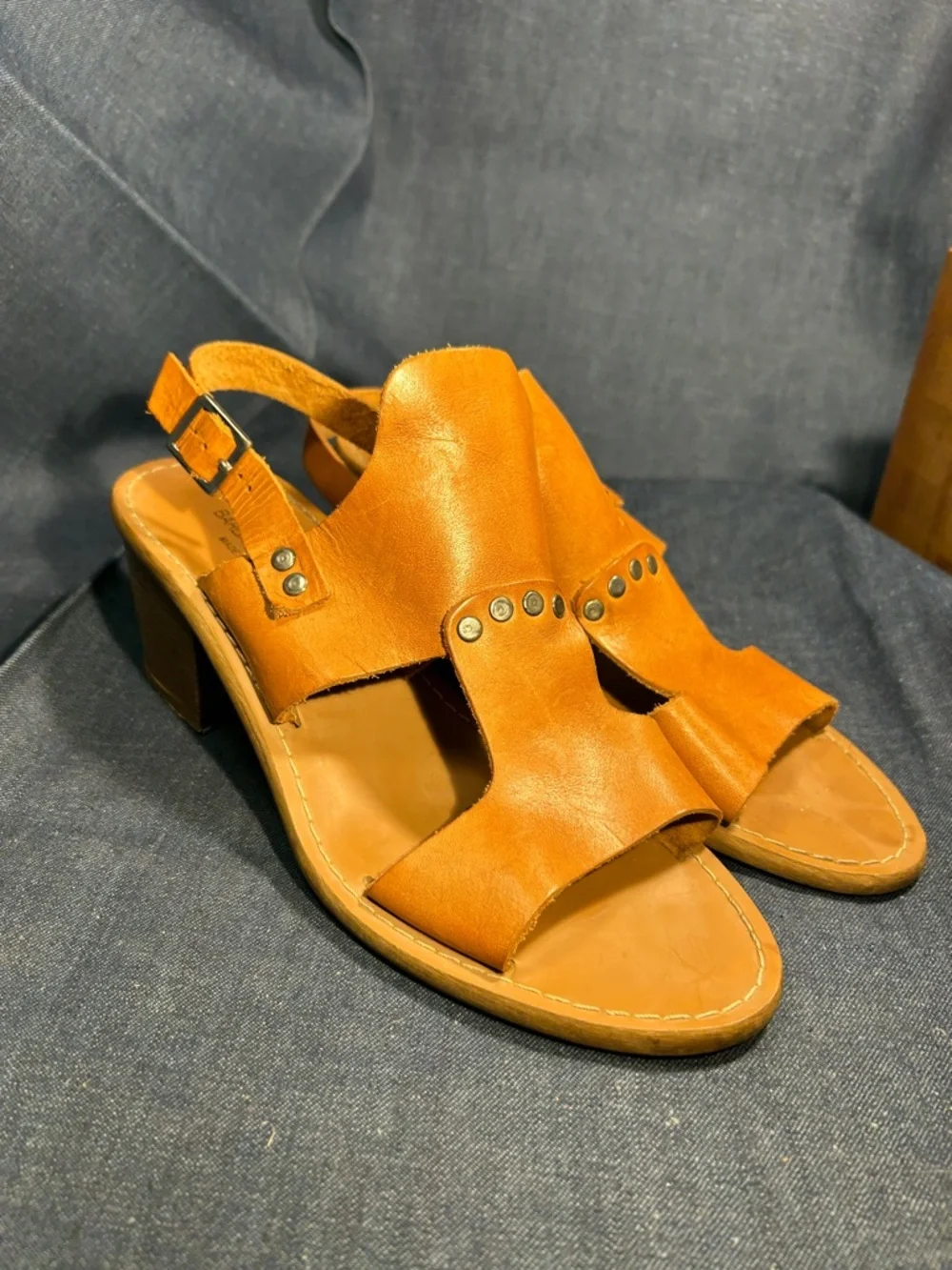 Barbara Barbieri leather heel sandals shoes